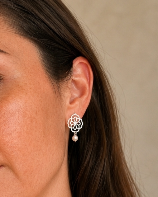 Aretes Rosa de los vientos