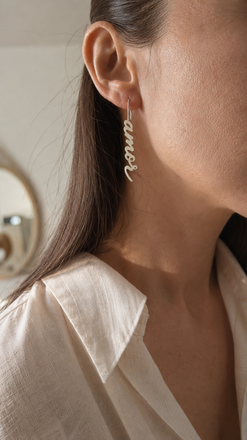 Aretes Amor sincero