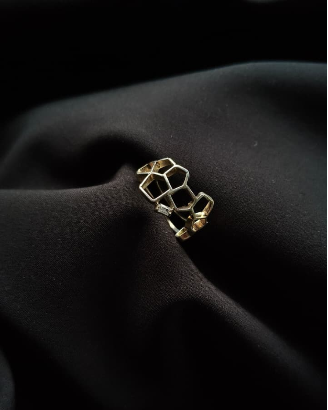 Anillo fractal zirconia