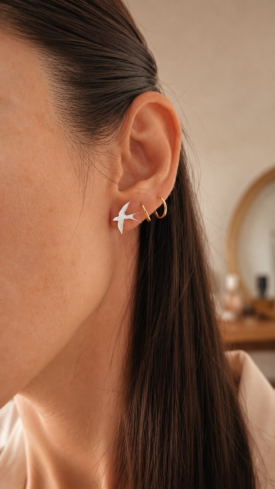 Aretes Golondrina