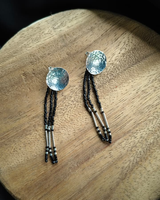 Aretes martillados