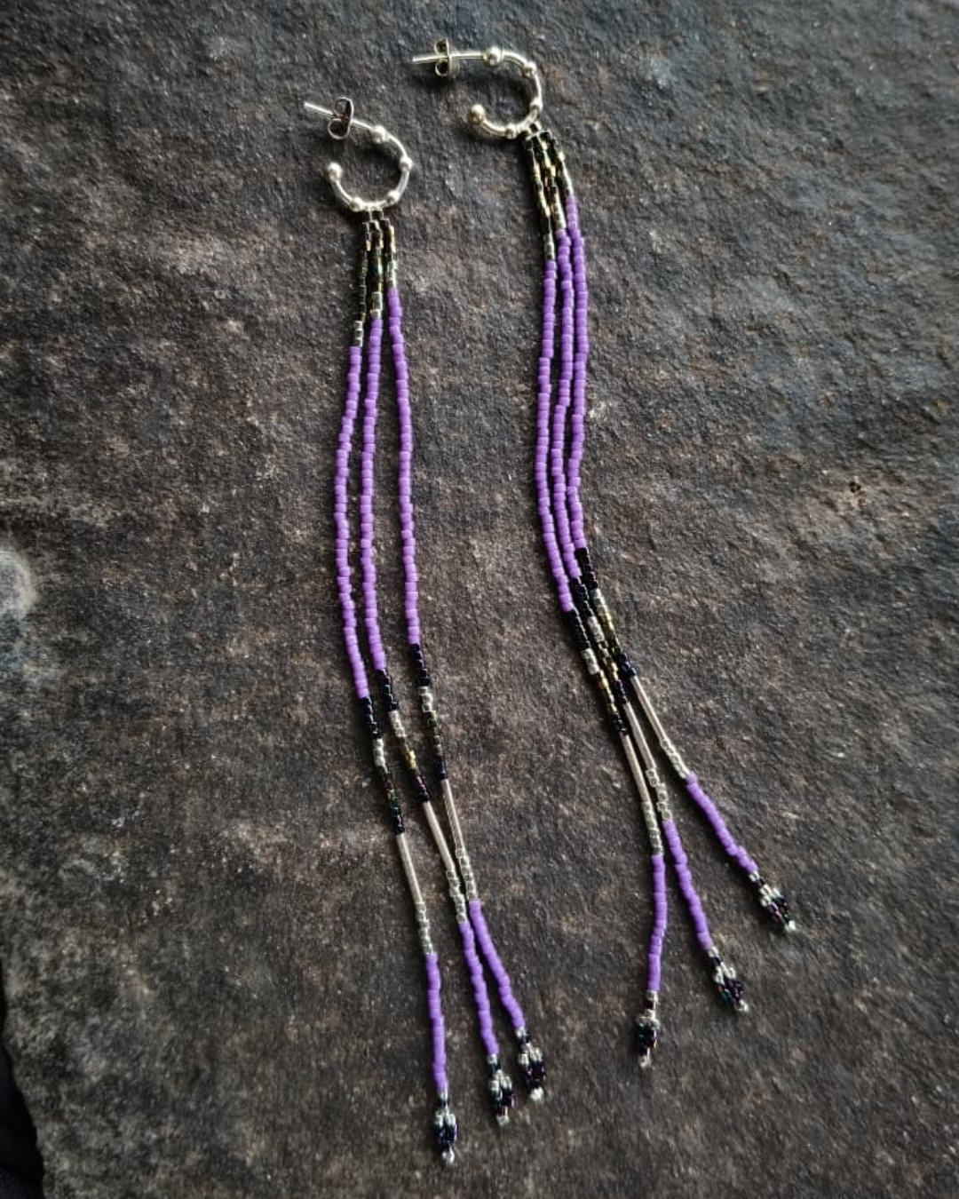 Aretes punto y aparte