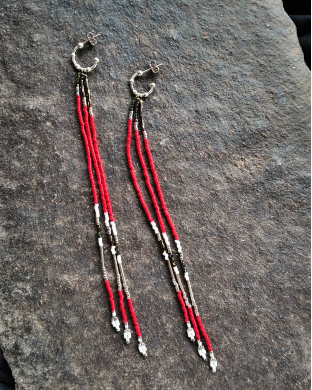 Aretes punto y aparte