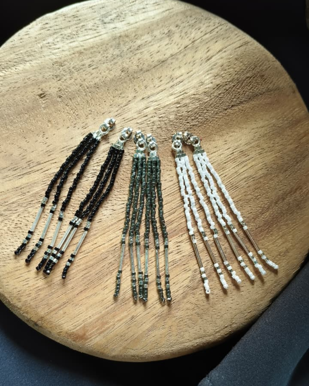 Aretes martillados